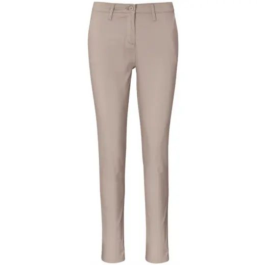 Ladies Superb Stretch Chino Pants Stone Front